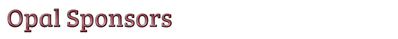 Opal Sponsors